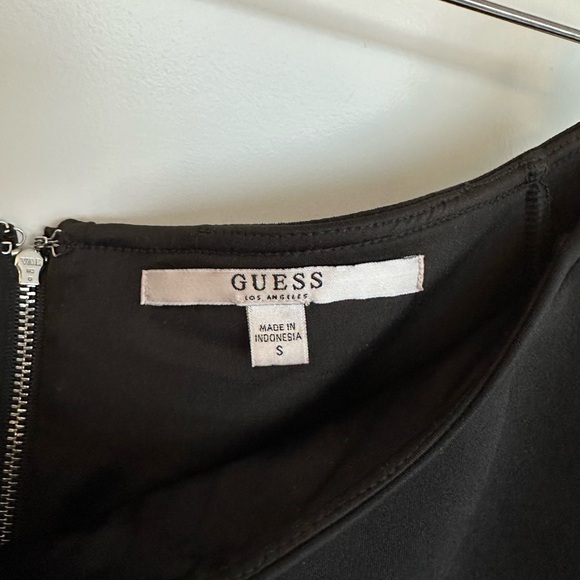 Guess Off-Shoulder Ruffle Bodycon Dress - Picture 3 of 6